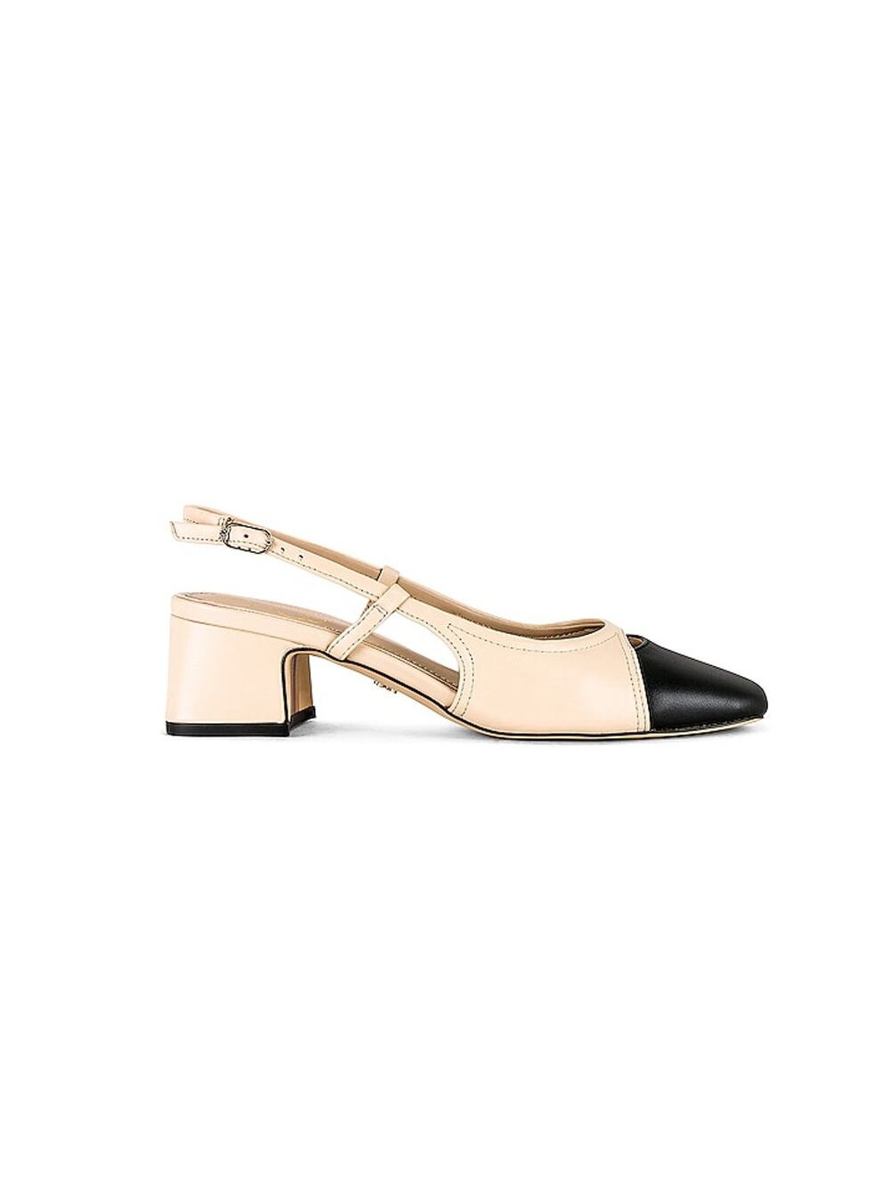 Sam Edelman Chic Sand And Black Tarra Slingback Pumps Size 6